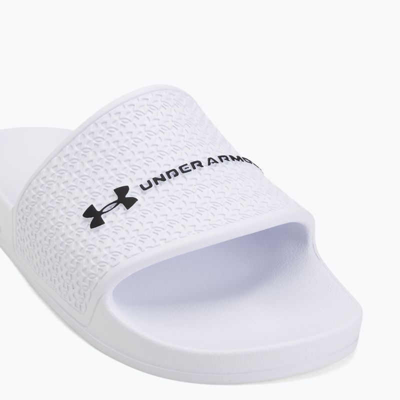 Men's slides Under Armour ARMR Shower white/white/black 7