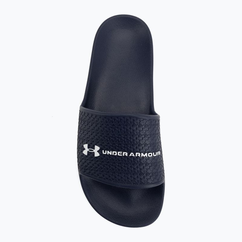 Men's slides Under Armour ARMR Shower midnight navy/midnight navy/white 5
