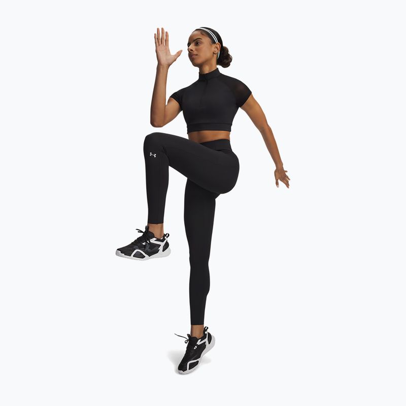 Women's training leggings Under Armour Vanish Elite Leggings ultimate black/metallic silver 2