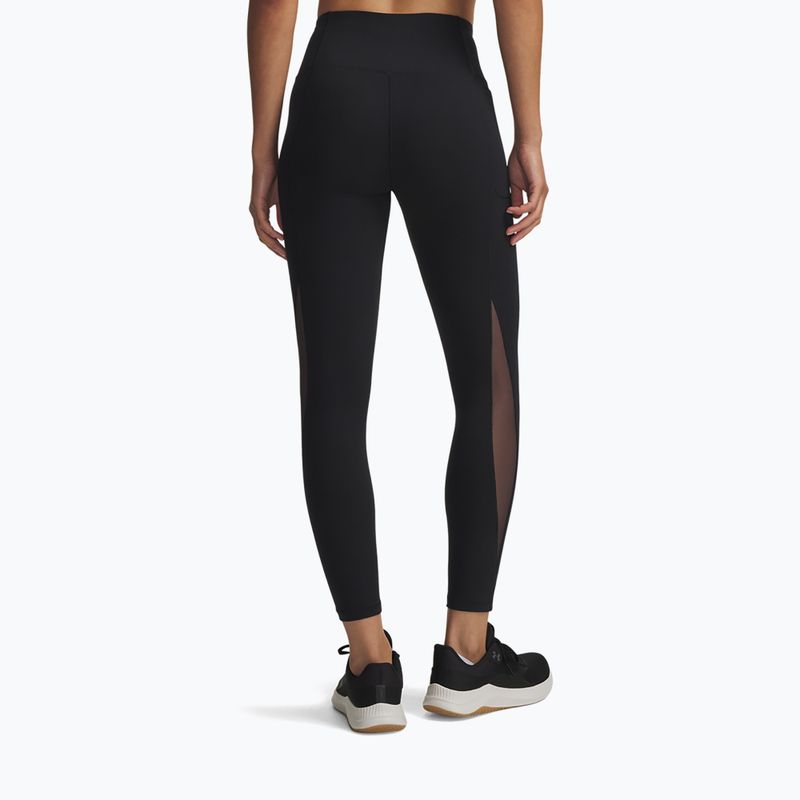 Women's leggings Under Armour Motion Mesh Ankle black/jet gray 3