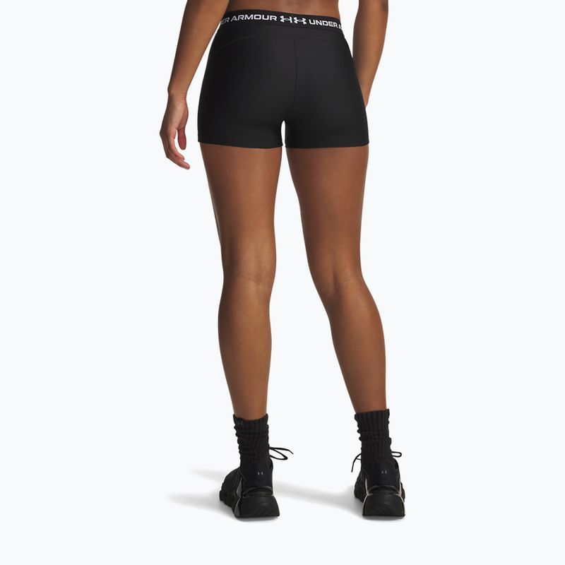 Women's training shorts Under Armour HeatGear Mesh Shorty ultimate black/white 3