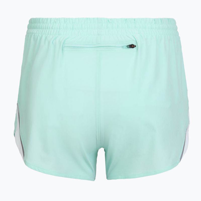 Women's running shorts Under Armour Velociti Pro 4" 2N1 refresh mint/castlerock 2