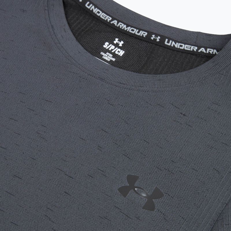Men's training T-shirt Under Armour Vanish Seamless castlerock/black 3