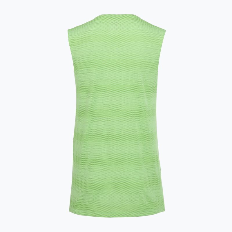 Men's running top Under Armour Velociti Tank lumos lime/white 2
