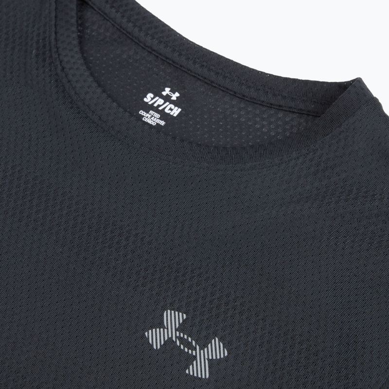 Men's running top Under Armour Velociti black/black/metallic silver 3