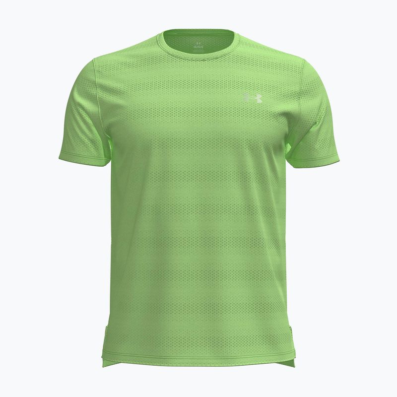 Men's running top Under Armour Velociti lumos lime/white
