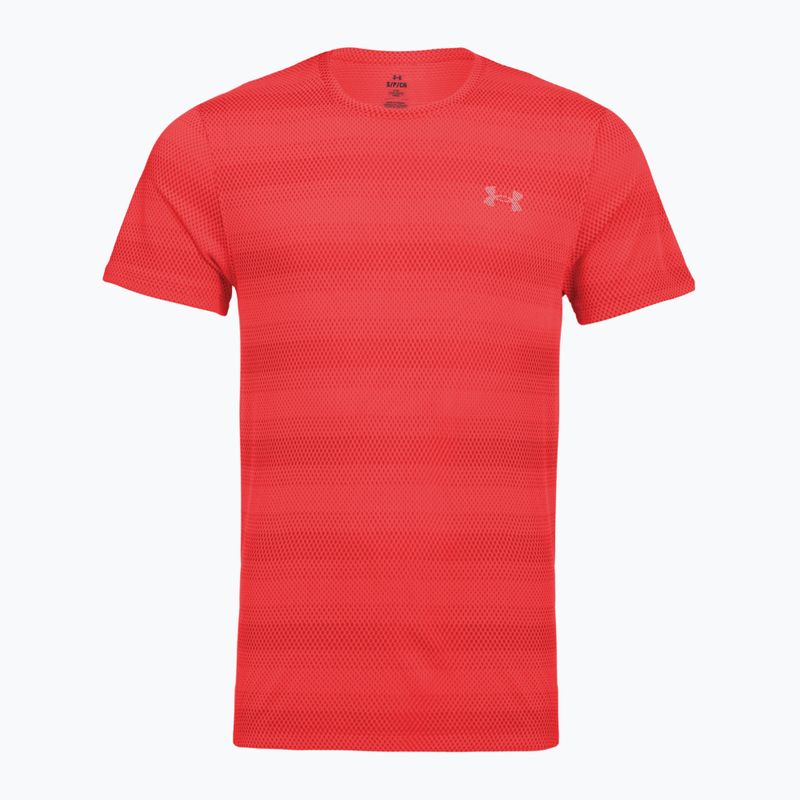 Men's running top Under Armour Velociti lumos lime/mod gray