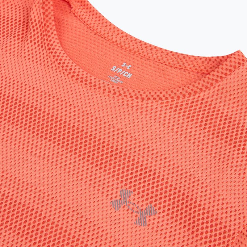 Men's running top Under Armour Velociti electric tangerine/black/green mode 3