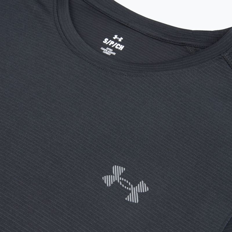 Men's running top Under Armour Velociti Reflect black/black/metallic silver 3