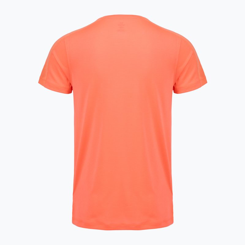 Men's running top Under Armour Velociti Reflect electric tangerine/black/green mode 2