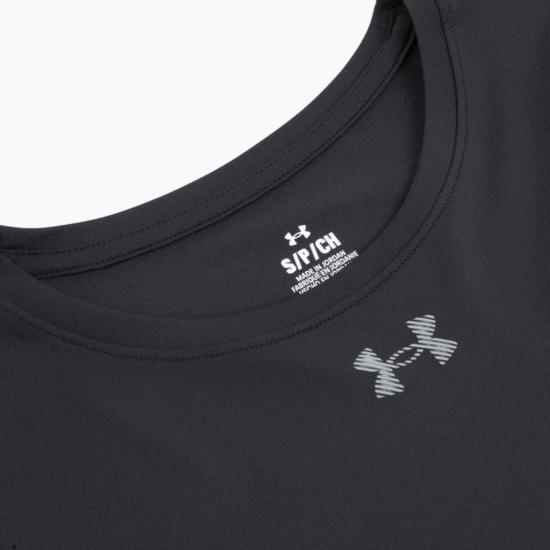 Women's running top Under Armour Velociti Pro black/black/metallic silver 3