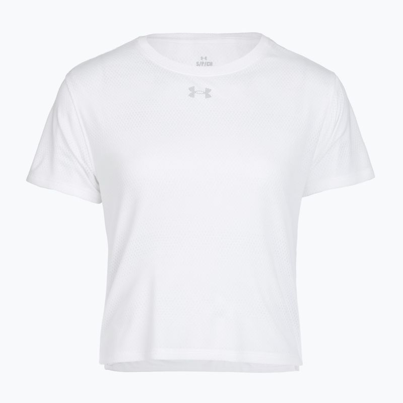 Women's running top Under Armour Velociti white/white/black