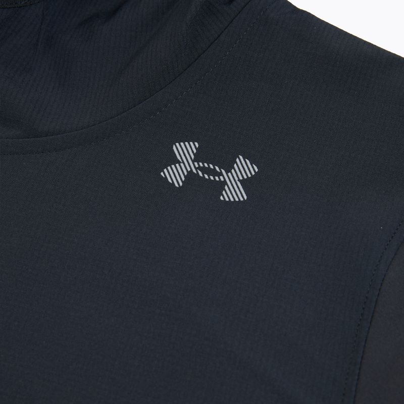Women's running jacket Under Armour Velociti Pro Storm black/black/metallic silver 3