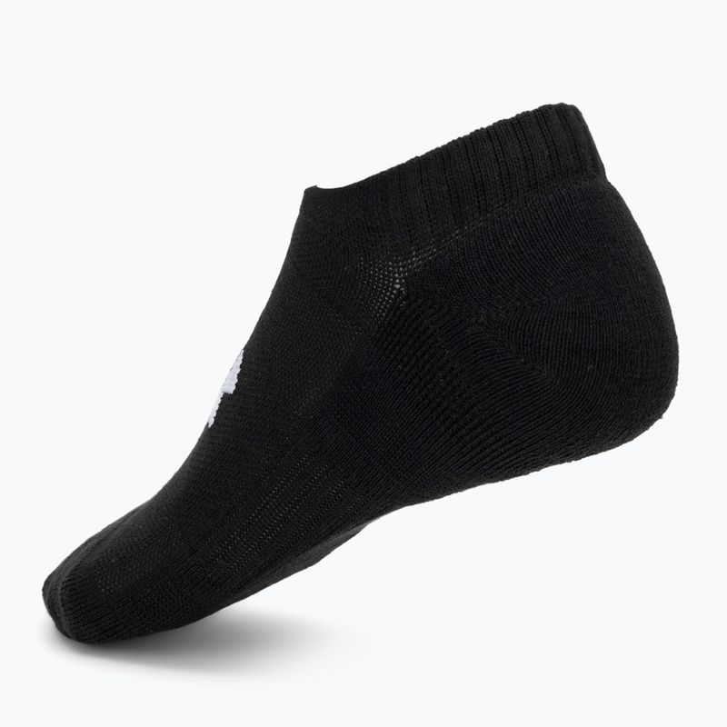 Men's socks Under Armour Performance Cotton NS 3 pairs ultimate black/ultimate black/white 5