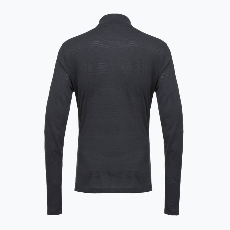 Men's running sweatshirt Under Armour Velociti 1/4 Zip black/black/metallic silver 2