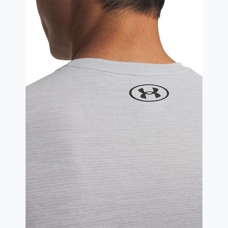 Men's training shirt Under Armour Tech Vent halo gray/ultimate black 3