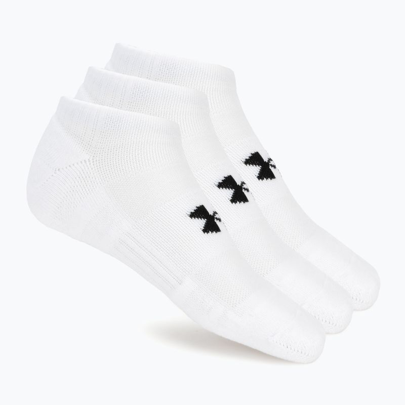 Men's socks Under Armour Performance Cotton NS 3 pairs white/white/ultimate black 4