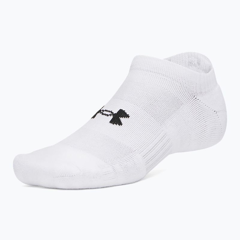 Men's socks Under Armour Performance Cotton NS 3 pack white/steel/steel 2