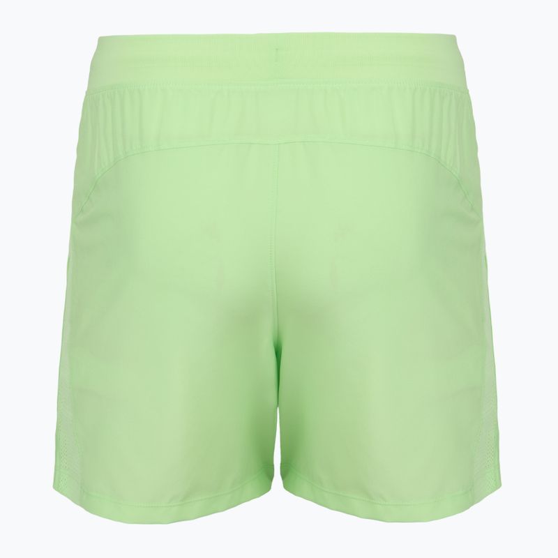Men's running shorts Under Armour Launch 5" lumos lime/white 2
