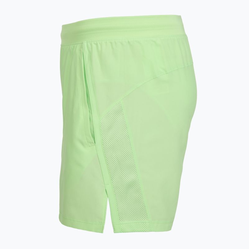 Men's running shorts Under Armour Launch 5" lumos lime/white 4