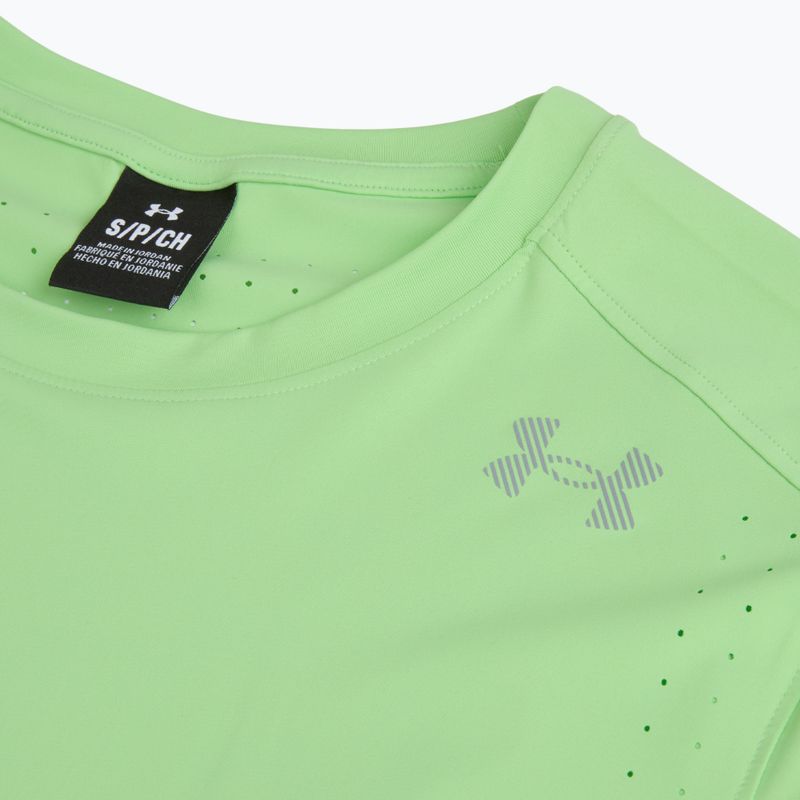 Men's running top Under Armour Velociti Pro lumos lime/white 3