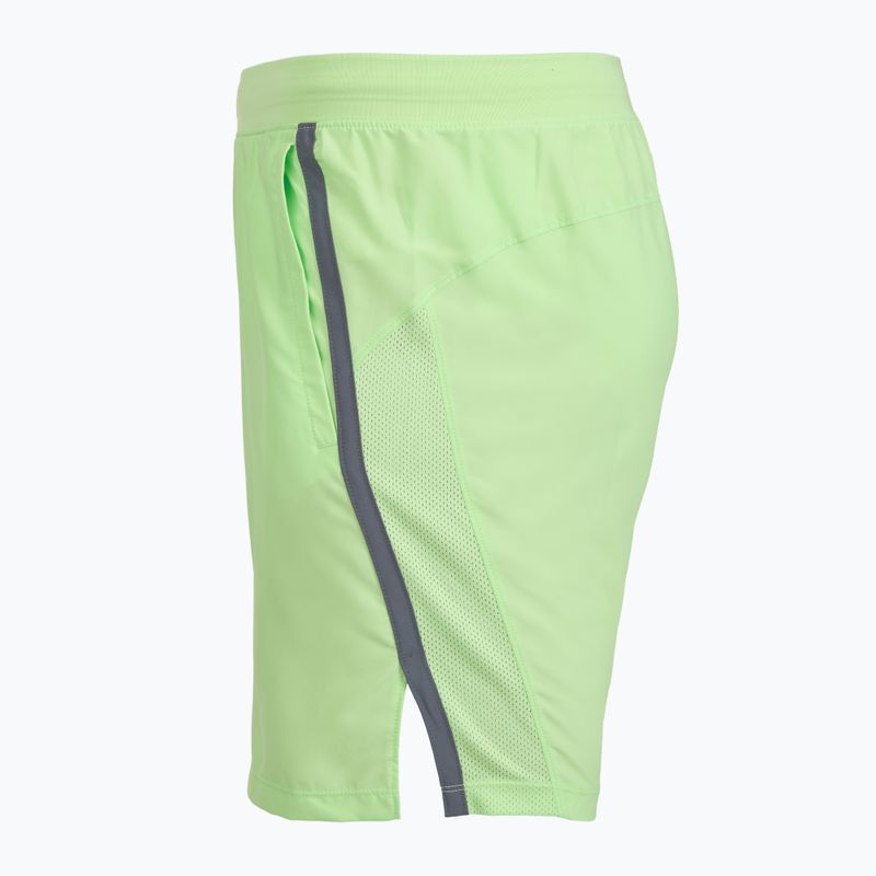 Men's running shorts Under Armour Launch 7" lumos lime/white 3