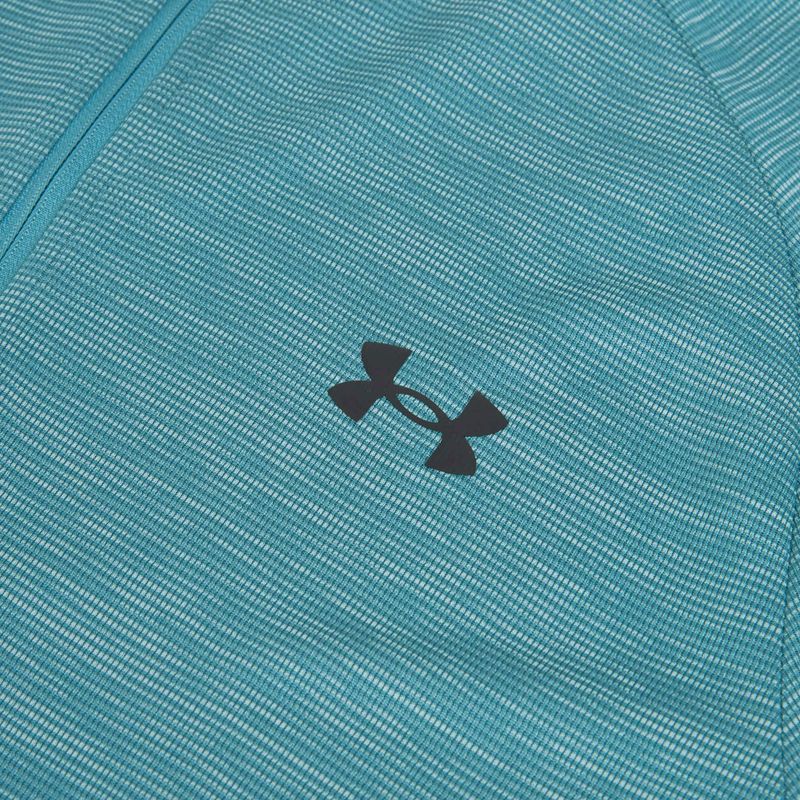 Men's longsleeve Under Armour Tech Textured 1/2 Zip boundless blue/black 3