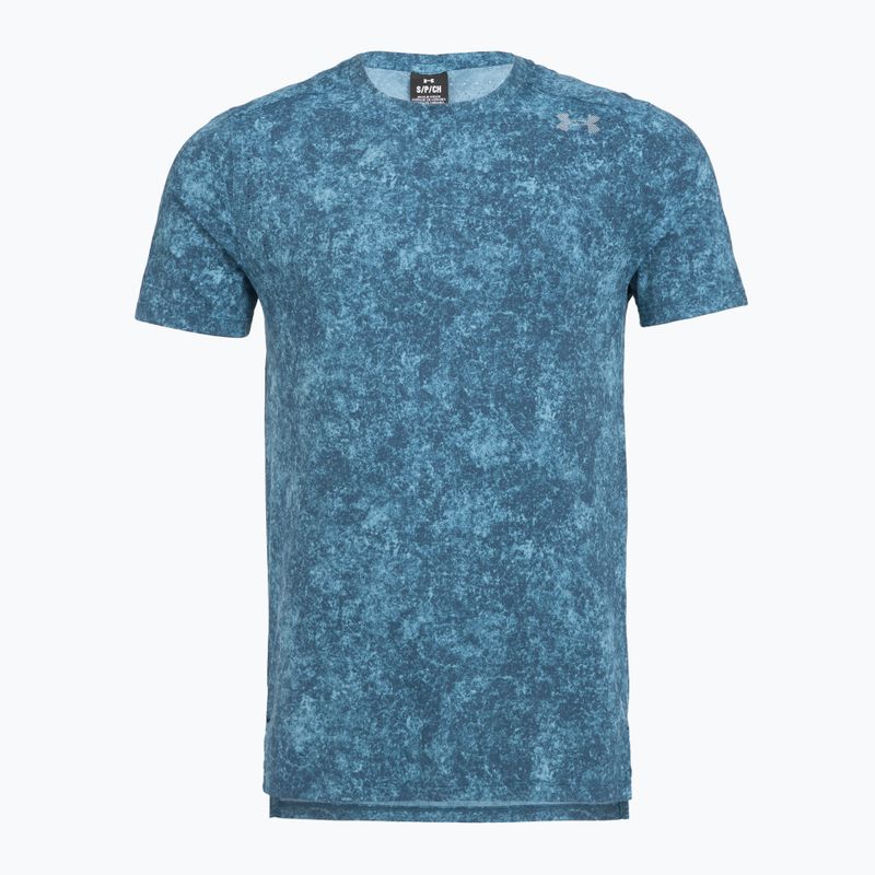 Men's running top Under Armour Velociti Pro Print wham blue/boundless blue/black
