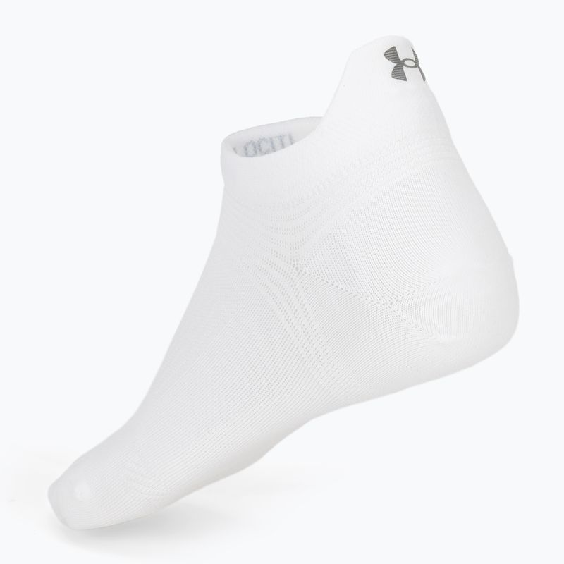 Socks Under Armour Velociti Lite NS white/black/distant gray 2