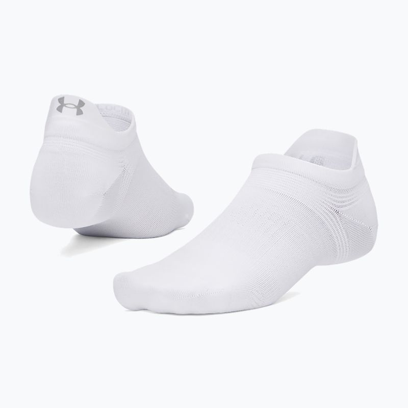 Socks Under Armour Velociti Lite NS white/black/distant gray 3