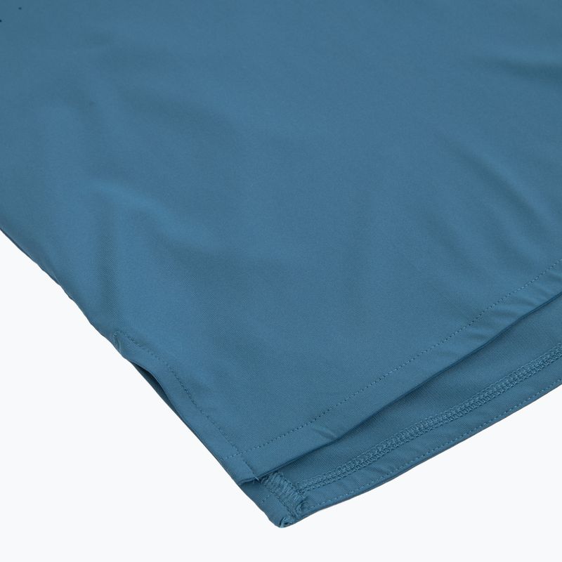 Women's running top Under Armour Velociti Pro wham blue/hyper green/white 4