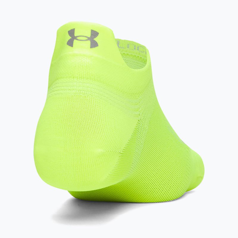 Socks Under Armour Velociti Lite S high vis yellow/high vis yellow/white 2