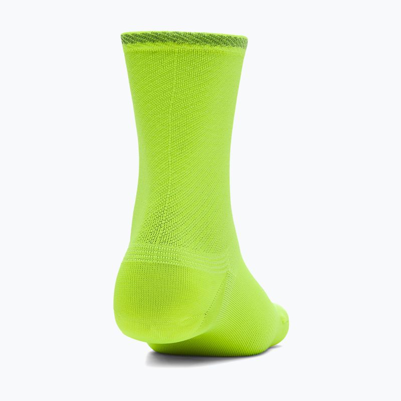 Socks Under Armour Velociti Lite Crew high vis yellow/high vis yellow/white 2