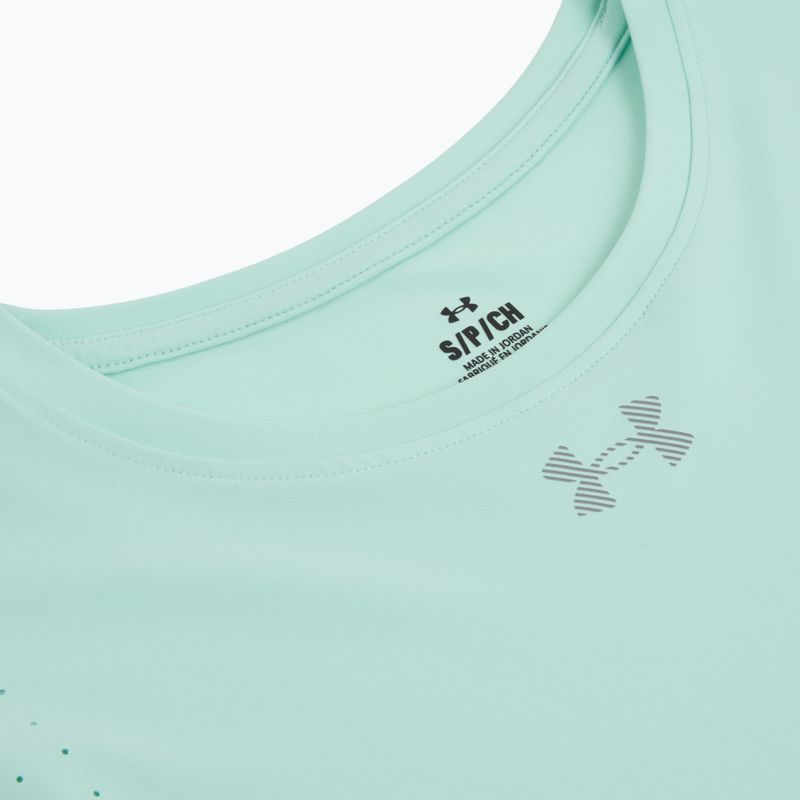 Women's running top Under Armour Velociti Pro refresh mint/castlerock 3