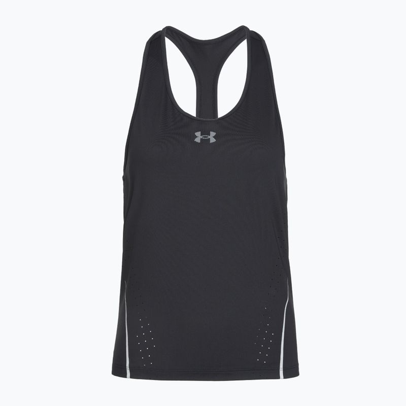 Women's running top Under Armour Velociti Pro Tank black/black/metallic silver 2