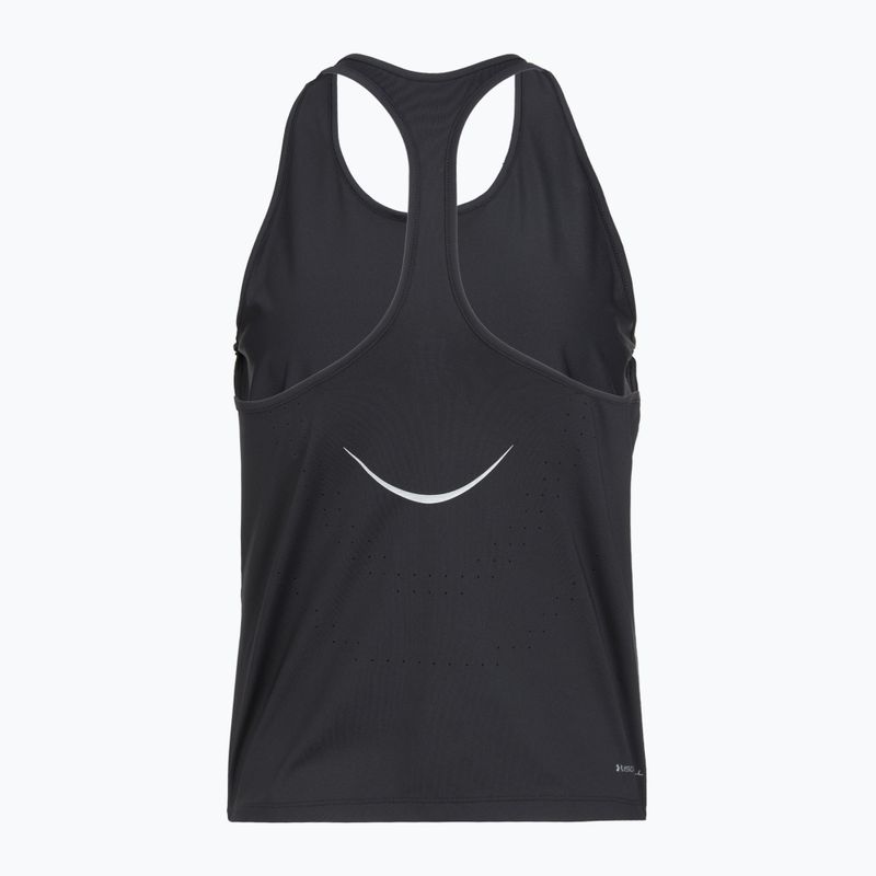 Women's running top Under Armour Velociti Pro Tank black/black/metallic silver 3