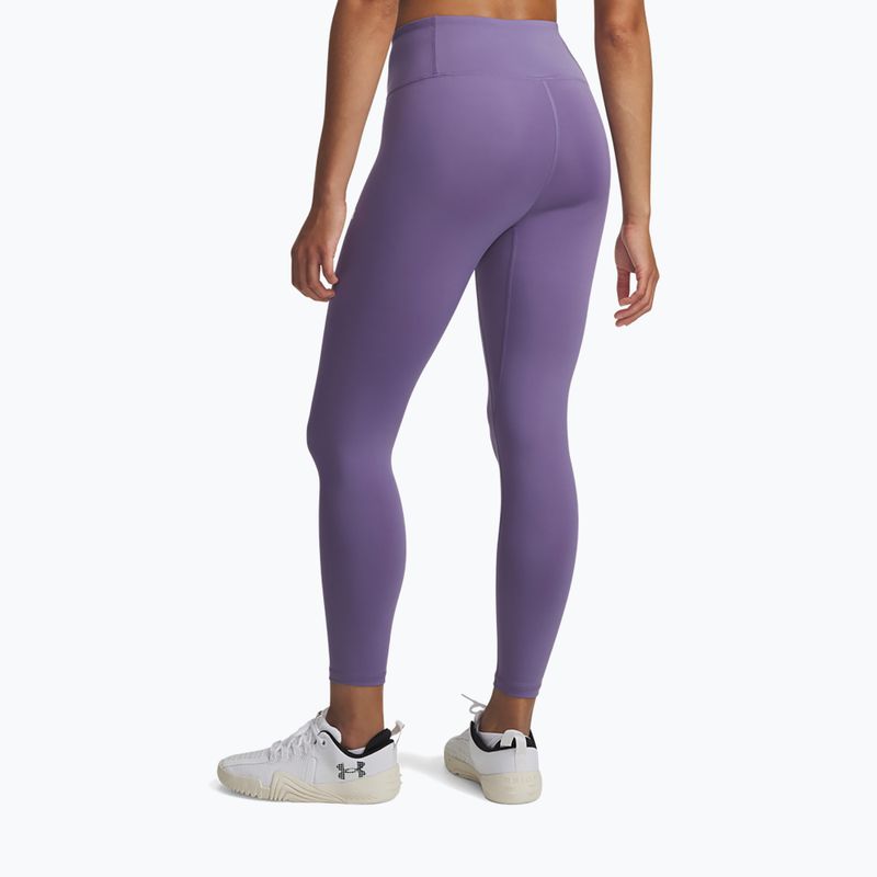 Women's training leggings Under Armour Motion Ankle purple luxe/white 3