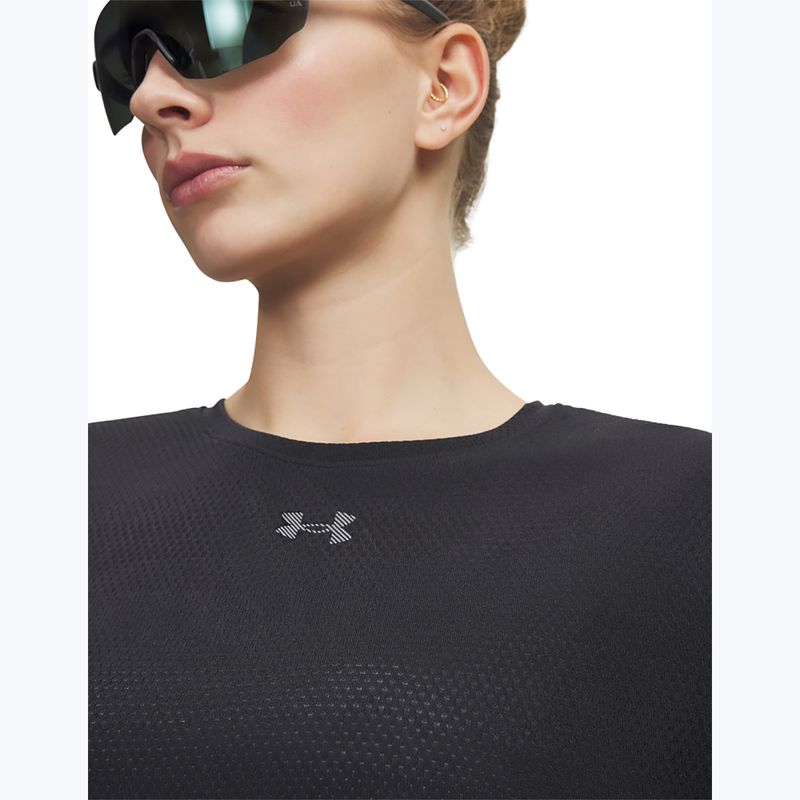 Women's running shirt Under Armour Velociti SS black/reflective 3