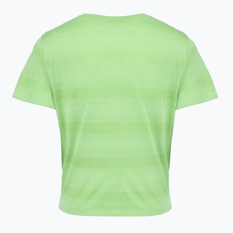 Women's running top Under Armour Velociti lumos lime/white 2