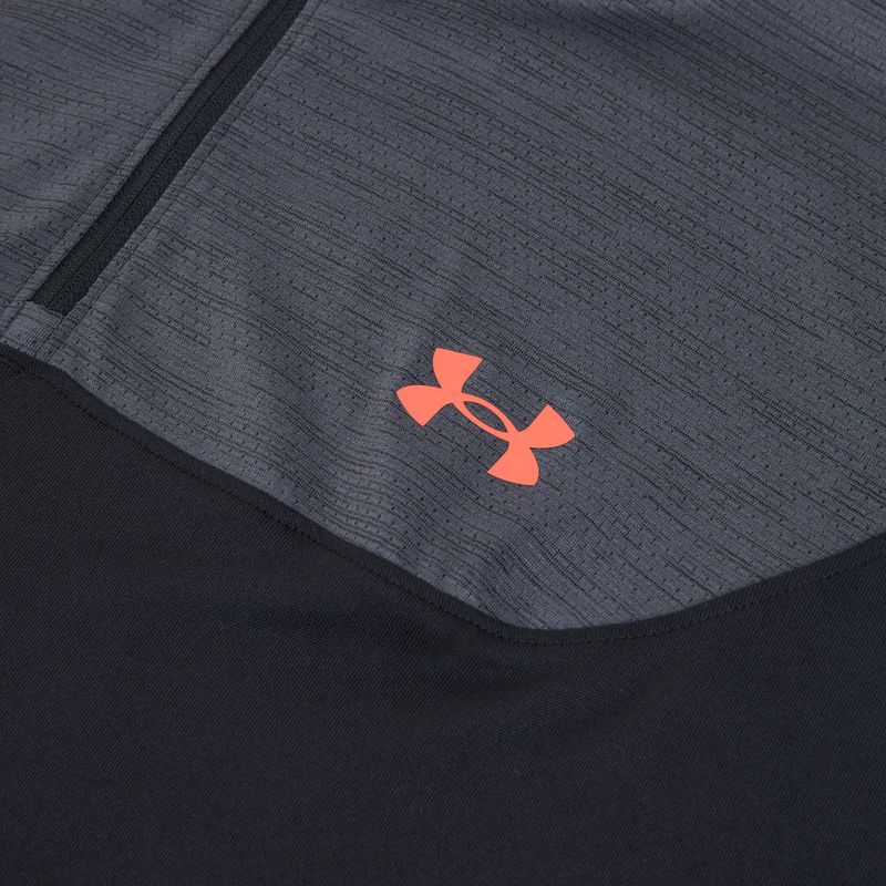Men's Under Armour Tech Utility 1/4 Zip Sweatshirt black/venom red 3