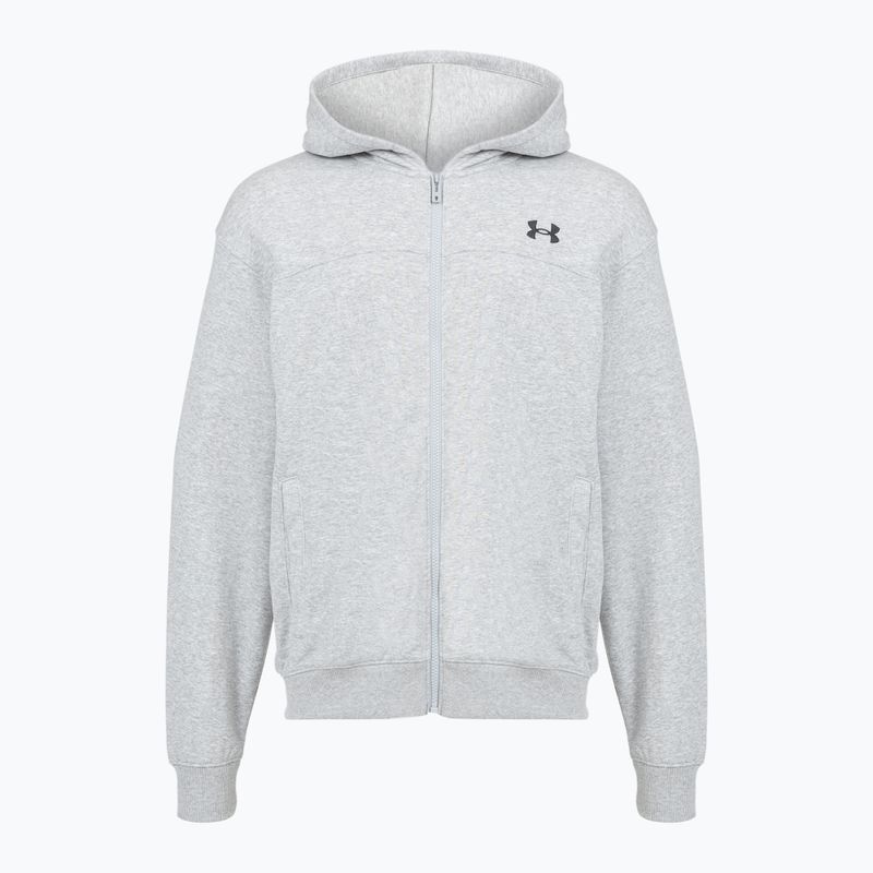 Men's sweatshirt Under Armour Rival LW FZ mod gray light heather/black