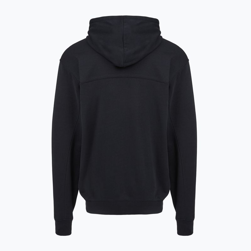 Men's sweatshirt Under Armour Rival LW FZ black/black 2