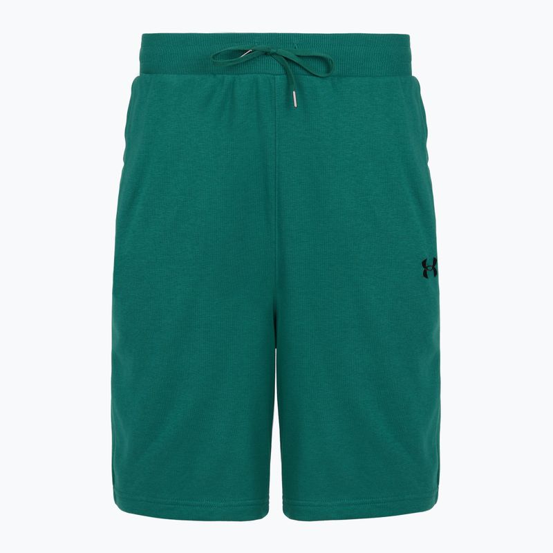 Men's training shorts Under Armour Rival LW rack green/black 3