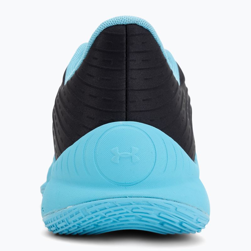 Basketball shoes Under Armour Curry Splash 26 black/blue blur/blaze orange 6