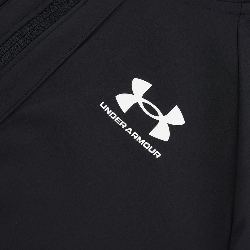 Children's sports jacket Under Armour Vibe Woven Windbreaker Jacket black/white 3