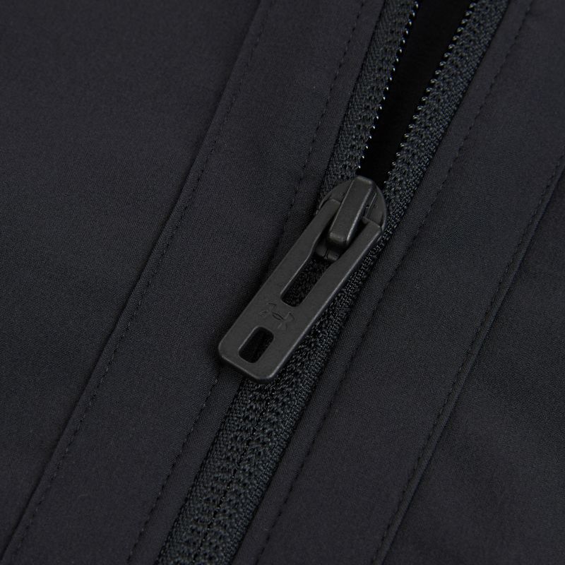 Men's training jacket Under Armour Vibe Woven Windbreaker Jacket black/white 4