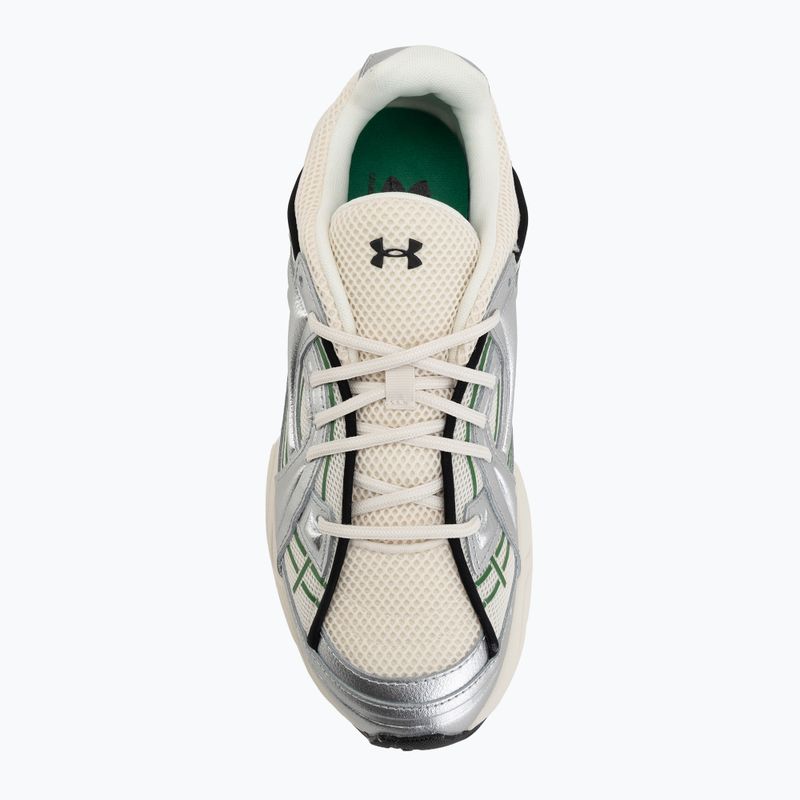 Training shoes Under Armour Sola stone/metallic silver/team kelly green 5