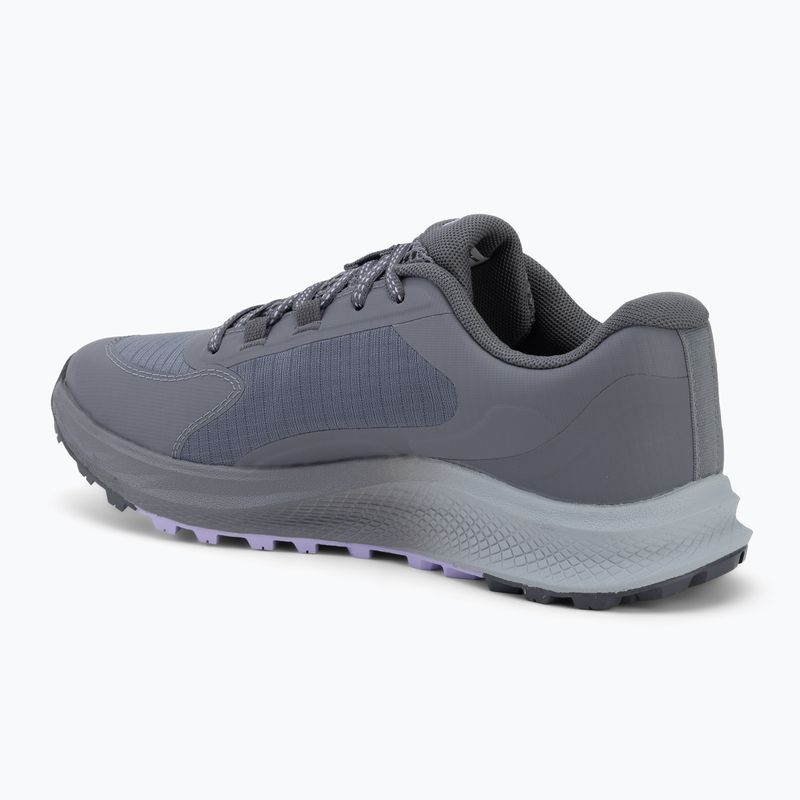Women's running shoes  Under Armour Charged Bandit Trail 3 titan grey/castlerock/purple crest 3