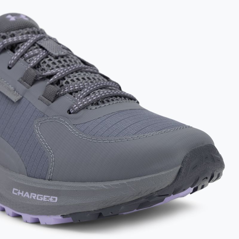 Women's running shoes  Under Armour Charged Bandit Trail 3 titan grey/castlerock/purple crest 7