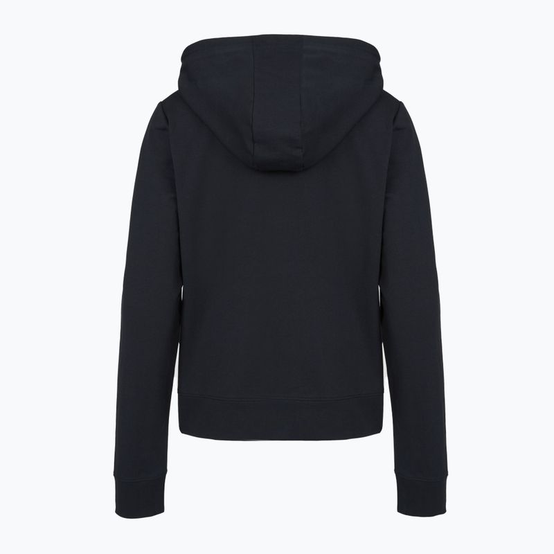 Women's sweatshirt Under Armour Sport Terry FZ black/white 2